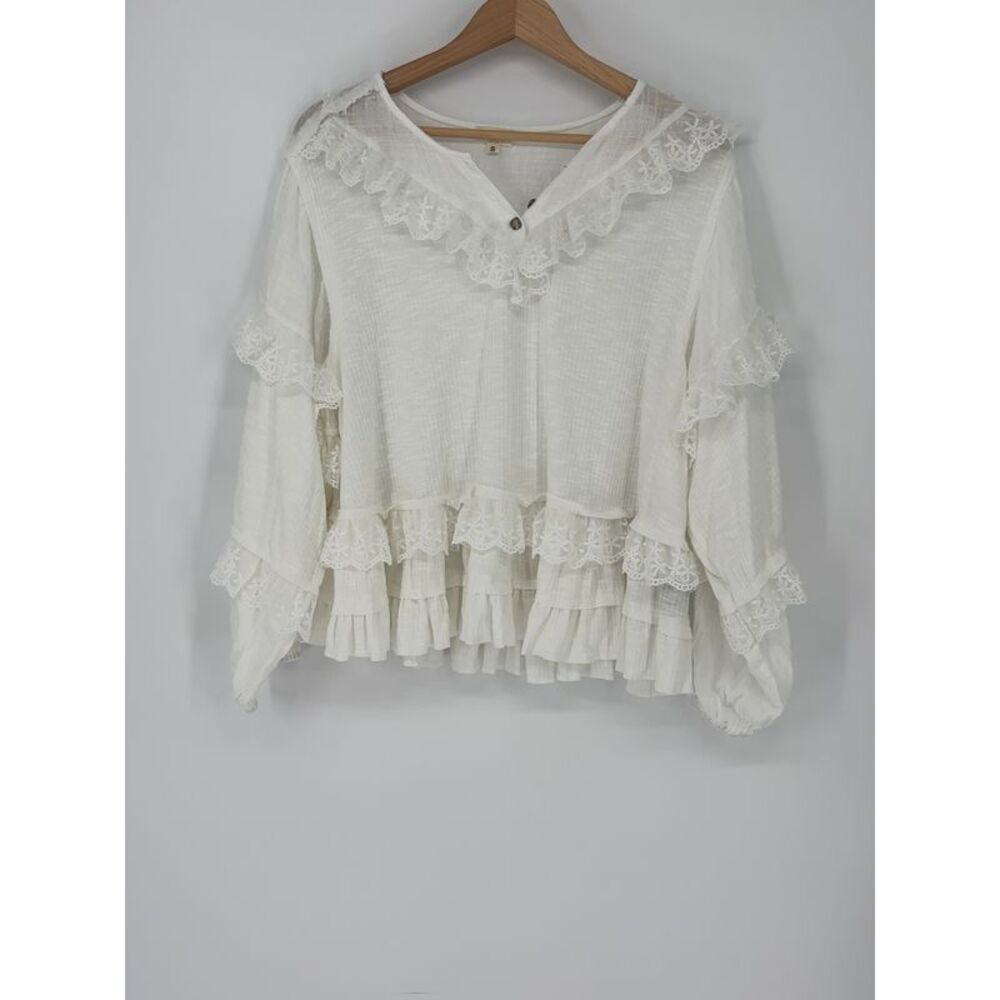 POL Juniper Ribbed Lace Top - Picture 3 of 3